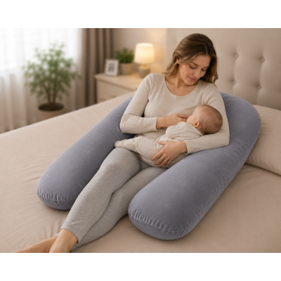 Подушка для вагітних / Подушка для сну для вагітних U-подібні 80x120cм Подушка для вагітних / Подушка для сну для вагітних U-подібні 80x120cм