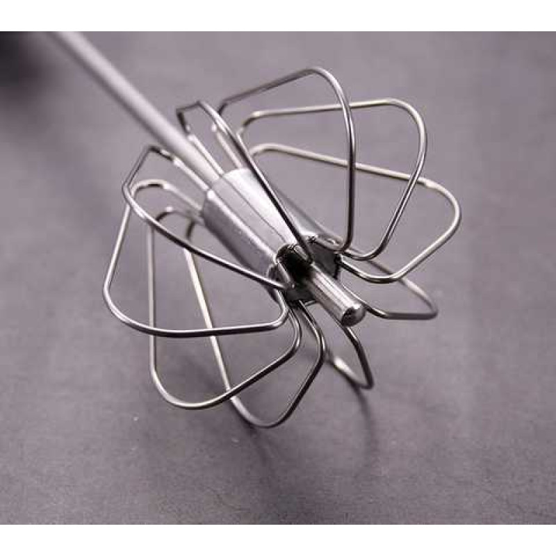 Портативний напівавтоматичний універсальний міксер для яєць, млинців, соусів Cookkiss 33см з нержавіючої сталі