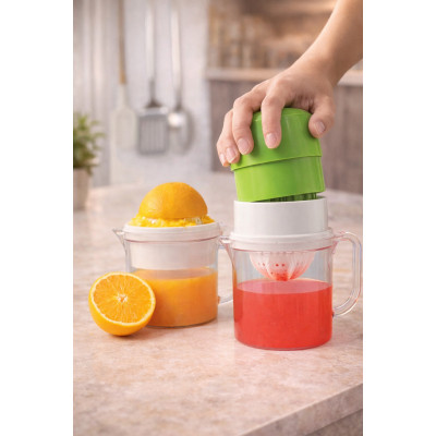 Портативний соковитискач для фруктів JUICER / Соковитискач для цитрусових з чашею 400мл