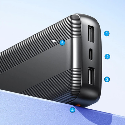 Портативний акумулятор AWEI P20K 10000mAh 2USB / Повербанк для телефону Портативний акумулятор AWEI P20K 10000mAh 2USB / Повербанк для телефону
