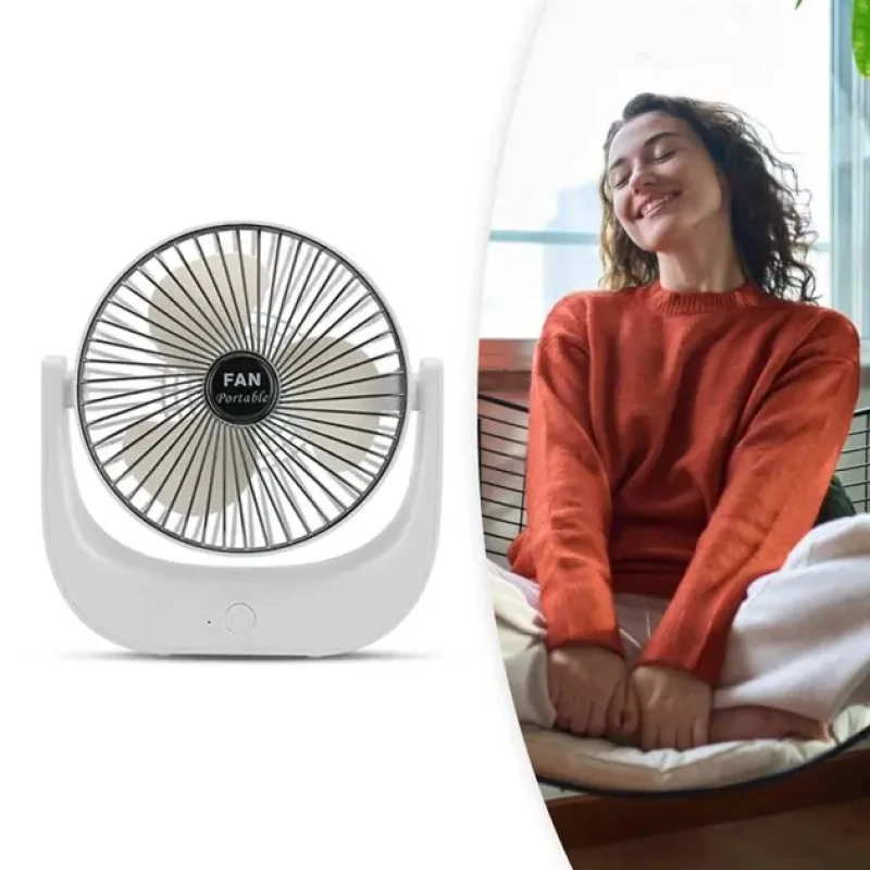 Портативний вентилятор настільний міні ручний Portable Fan AND LY-853