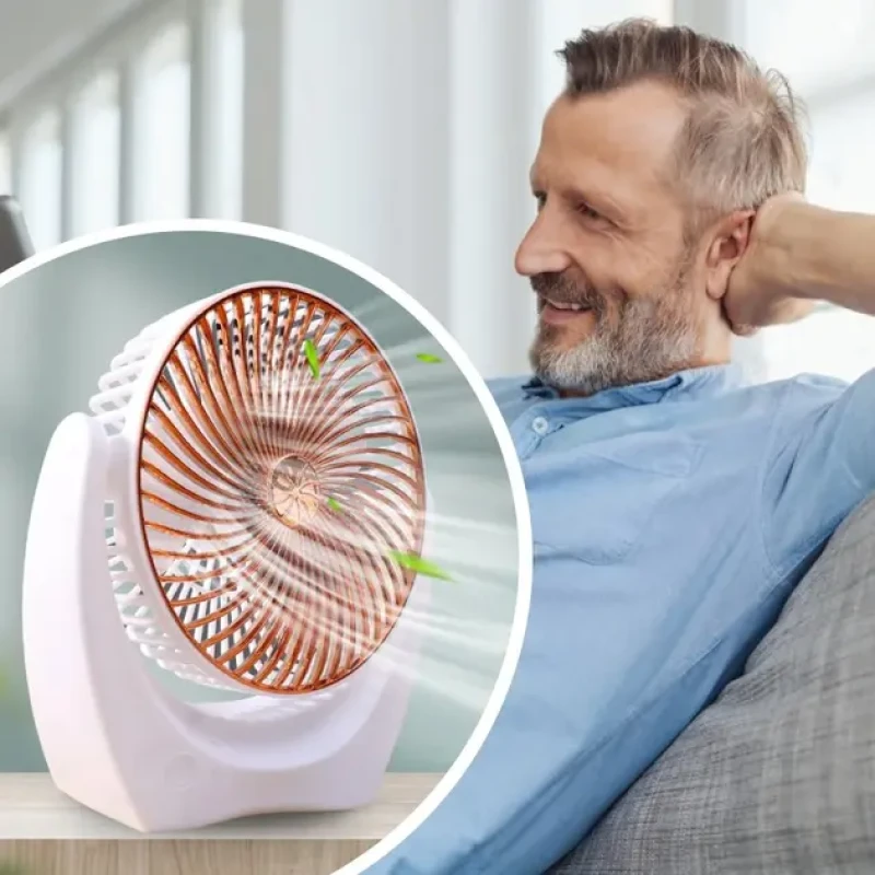 Портативний вентилятор настільний міні ручний Portable Fan AND LY-853