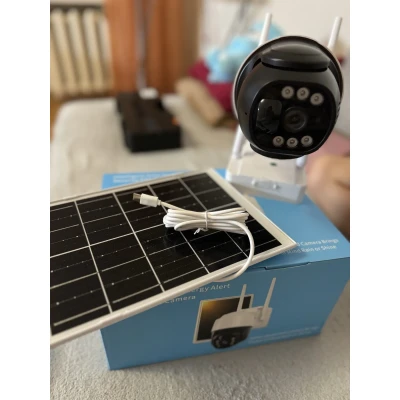 Поворотна погодозахисна сонячна камера безпеки 4G solar cam 1080P