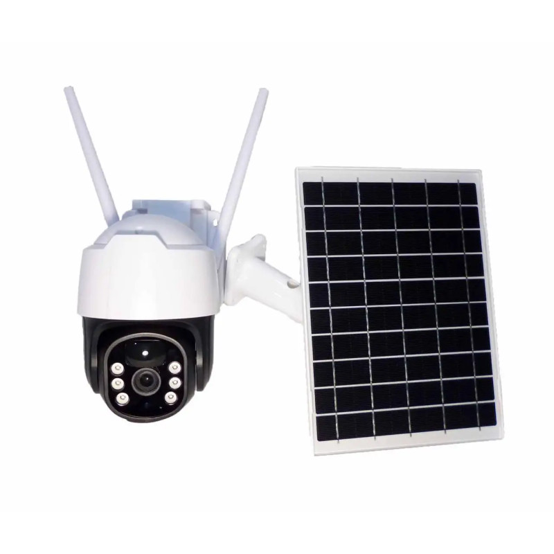 Поворотна погодозахисна сонячна камера безпеки 4G solar cam 1080P