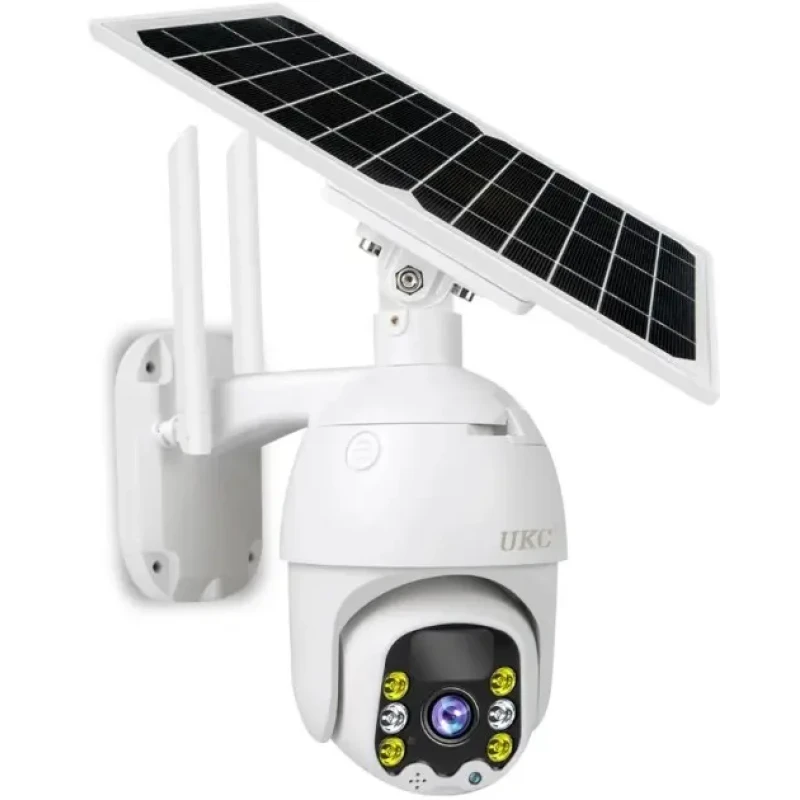 Поворотна вулична IP Solar камера PTZ відеоспостереження із сонячною панеллю
