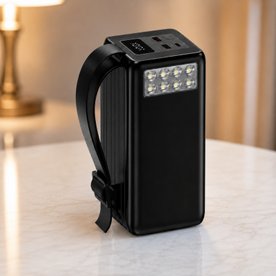PowerBank Neobatta N-316 60000 mAh 22.5W з LED підсвічуванням / Портативний зарядний пристрій 60000 mAh
