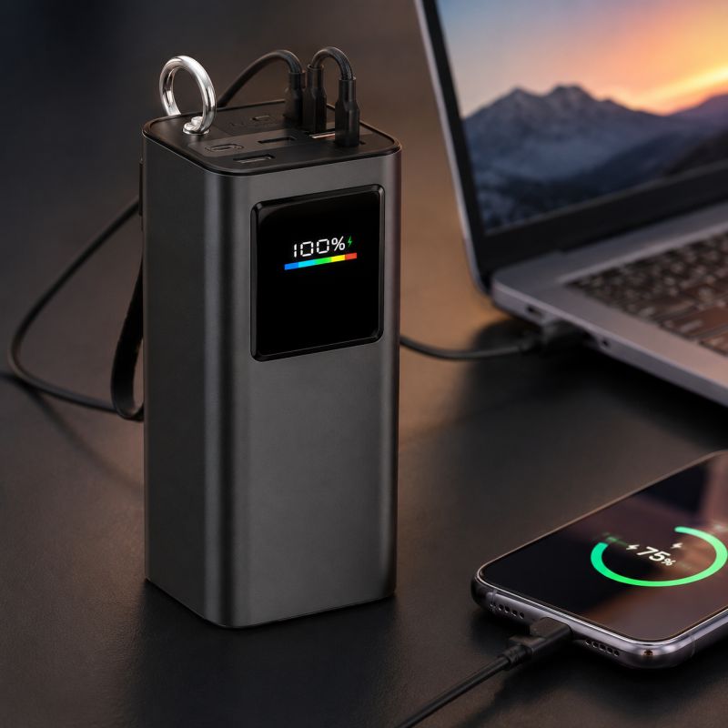 PowerBank Neobatta N-918 20000 mAh 100W / Портативний зарядний пристрій 20000 mAh