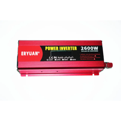 Перетворювач напруги LCD Z1A з 12V на 220V 2600W чистий синус Перетворювач напруги LCD Z1A з 12V на 220V 2600W чистий синус