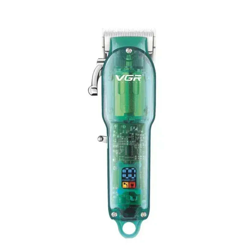 Професійна стрижкова машинка VGR Professional Clipper Transparent V-660 Професійна стрижкова машинка VGR Professional Clipper Transparent V-660