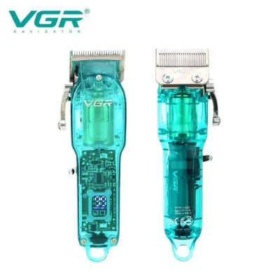 Професійна стрижкова машинка VGR Professional Clipper Transparent V-660 Професійна стрижкова машинка VGR Professional Clipper Transparent V-660