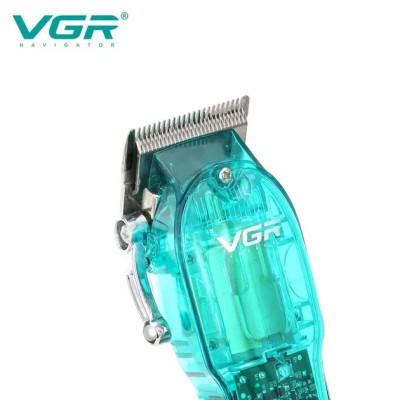 Професійна стрижкова машинка VGR Professional Clipper Transparent V-660 Професійна стрижкова машинка VGR Professional Clipper Transparent V-660