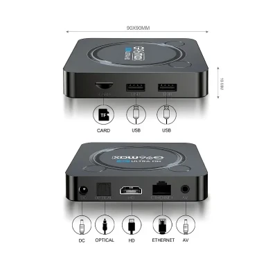 Приставка V-BOX G96 Max W2 4K 4/64 UltraHD Android 11