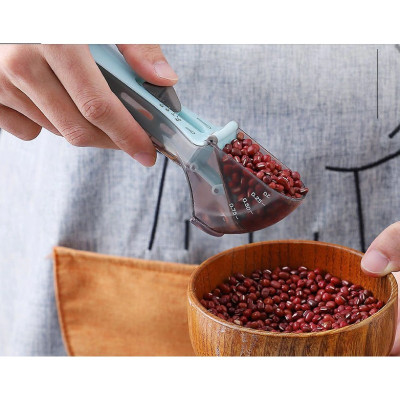 Регульовані пластикові мірні ложки 2 штуки Adjustable measuring spoon Регульовані пластикові мірні ложки 2 штуки Adjustable measuring spoon