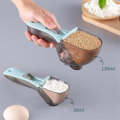 Регульовані пластикові мірні ложки 2 штуки Adjustable measuring spoon Регульовані пластикові мірні ложки 2 штуки Adjustable measuring spoon