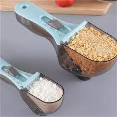 Регульовані пластикові мірні ложки 2 штуки Adjustable measuring spoon Регульовані пластикові мірні ложки 2 штуки Adjustable measuring spoon