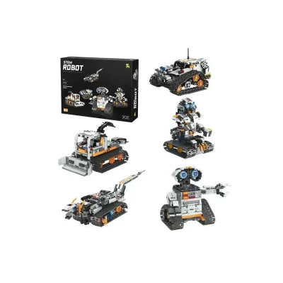 Робот-конструктор 5-в-1 Stem Robot з пультом керування та Bluetooth GS227