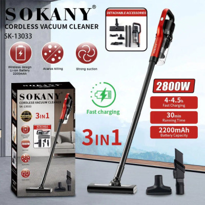 Ручний акумуляторний пилосос SOKANY SK-13033 2800Вт Ручний акумуляторний пилосос SOKANY SK-13033 2800Вт