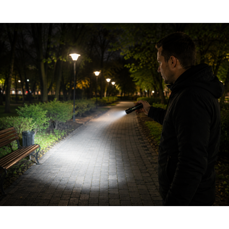 Ручний ліхтарик S 200 / Акумуляторний ліхтарик UKC Luminous S200 / Потужний LED ліхтар
