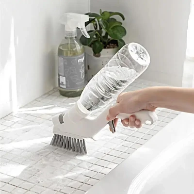 Щітка для збирання всіх поверхонь 4в1 Water Spray Cleaning Kits ефективно та ретельно видаляє забруднення, не залишаючи подряпин та не ушкоджуючи поверхні