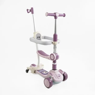 Самокат 5 в 1 "Scooter", багатофункціональний, з бортиком Skyper