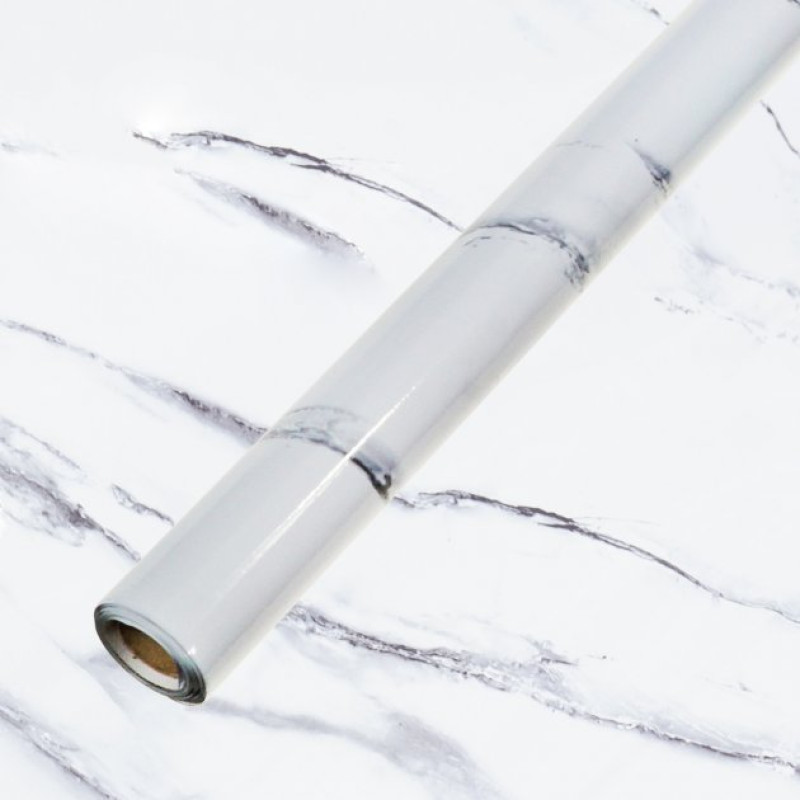 Самоклеюча плівка Supretto Мармур 2Mх0. 60M Білий