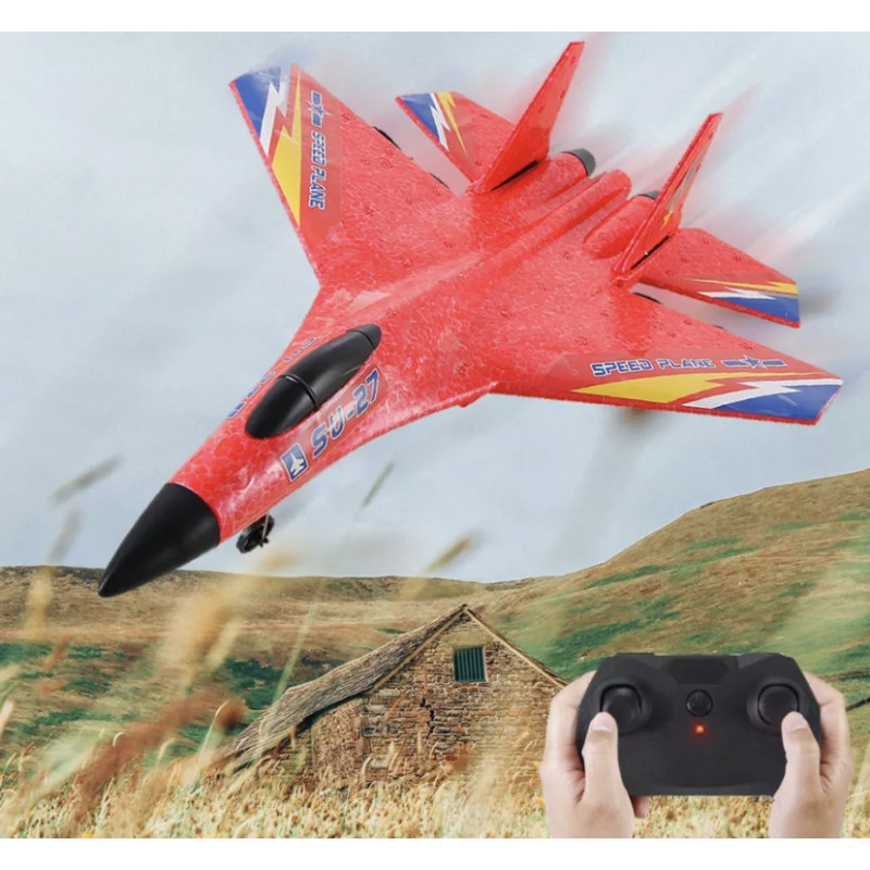 Літак на радіокеруванні модель винищувач СУ-27 EPP Crashworthiness 2.4 Ghz, Радіокерований літак