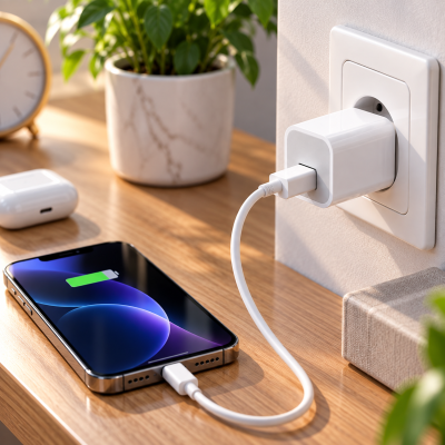 Мережевий зарядний пристрій USB 1A / Адаптер для смартфонів Мережевий зарядний пристрій USB 1A / Адаптер для смартфонів