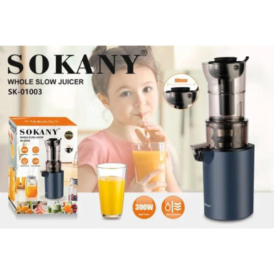 SOKANY Соковитискач комбінований SK-01003, темно-синій SOKANY Соковитискач комбінований SK-01003, темно-синій