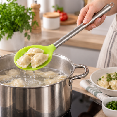 Шумовка силиконовая с ручкой BN-1030 / Силіконова кухонна ложка з металевою ручкою Шумовка силиконовая с ручкой BN-1030 / Силіконова кухонна ложка з металевою ручкою