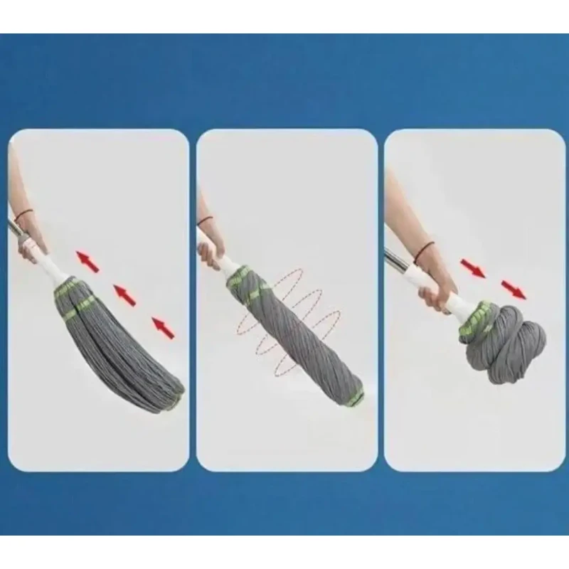 Швабра для сухого та вологого прибирання самовіджимна (SHV-222)