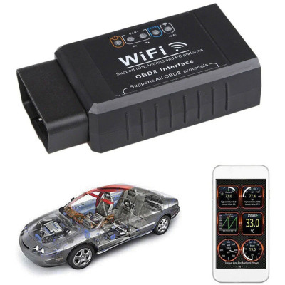 Сканер для діагностики автомобіля OBD2 ELM327 WI-FI Сканер для діагностики автомобіля OBD2 ELM327 WI-FI