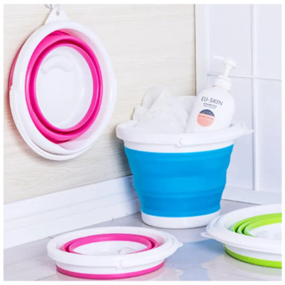 Складане силіконове відро 5л Collapsible Bucket Складане силіконове відро 5л Collapsible Bucket