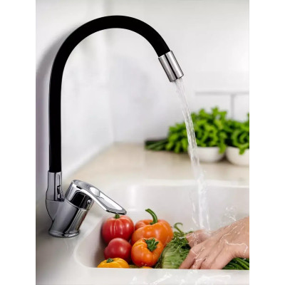 Змішувач гнучким краном 47 см для ванної та кухні Water tap HA-181