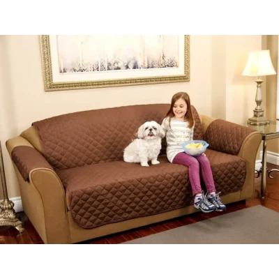 Стьобане покривало-накидка на  диван двостороннє Couch Coat