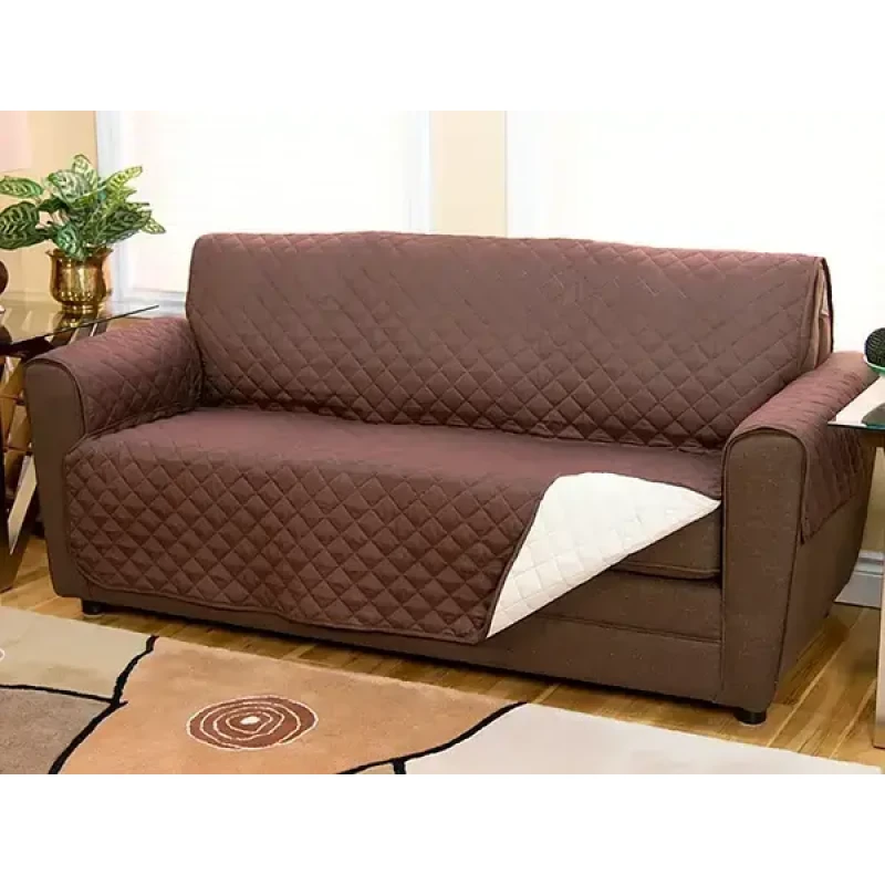 Стьобане покривало-накидка на  диван двостороннє Couch Coat
