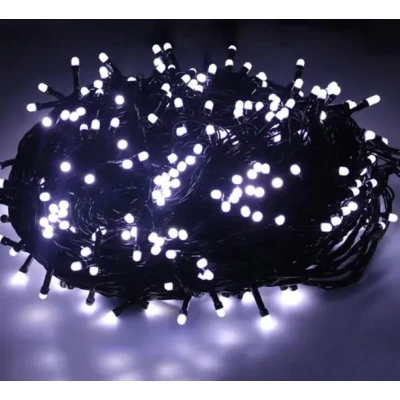 Світлодіодна Гірлянда нитка 401 led RGB різнокольорова (чорний провід)