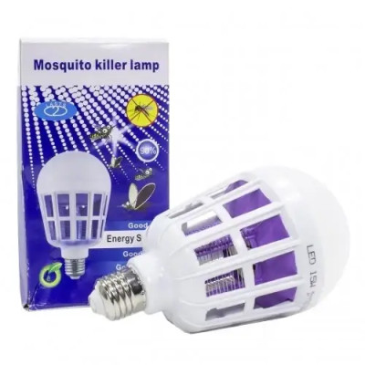 Світлодіодна лампа відлякувач від комарів Mosquito Killer Lamp, 15Вт Світлодіодна лампа відлякувач від комарів Mosquito Killer Lamp, 15Вт