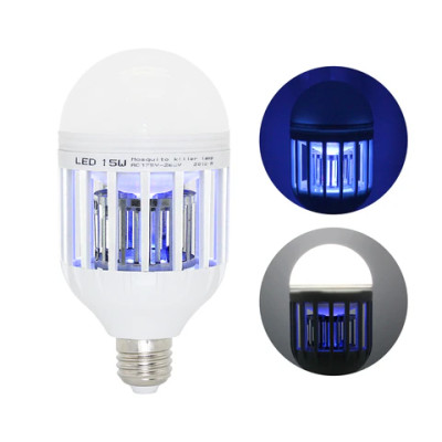 Світлодіодна лампа відлякувач від комарів Mosquito Killer Lamp, 15Вт Світлодіодна лампа відлякувач від комарів Mosquito Killer Lamp, 15Вт