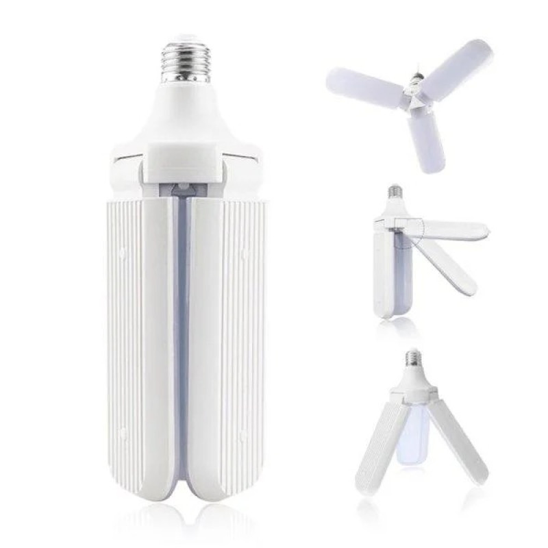 Світлодіодна лампа Fan Blade Led 45W E27 потрійна у формі вентилятора