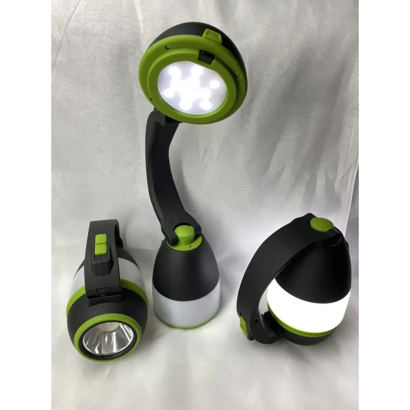 Світлодіодний акумуляторний ліхтар трансформер 3 в 1 для кемпінгу акумуляторний LED