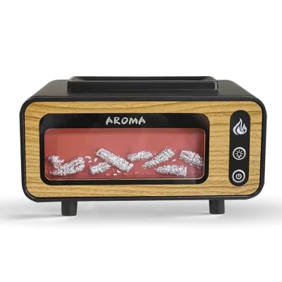 Світлодіодний USB зволожувач-аромадифузор ретро Vintage Fireplace