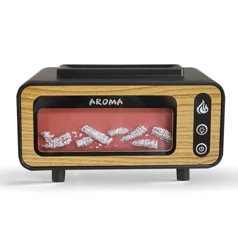 Світлодіодний USB зволожувач-аромадіфузор Vintage ретро Fireplace