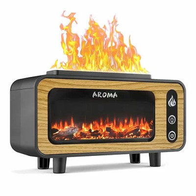 Світлодіодний USB зволожувач-аромадіфузор Vintage ретро Fireplace Світлодіодний USB зволожувач-аромадіфузор Vintage ретро Fireplace