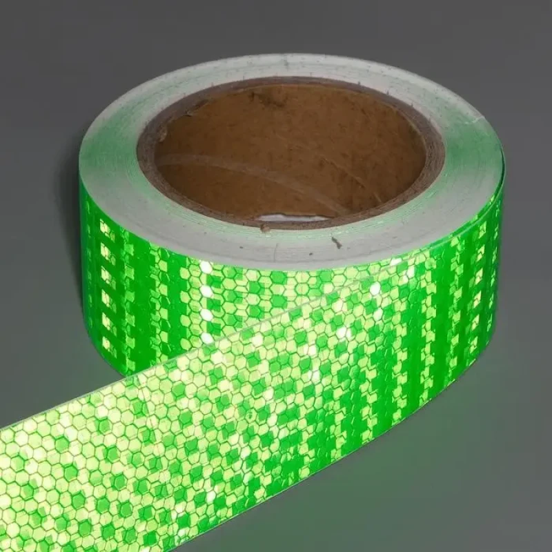 Світловідбивна стрічка  зі світловідбивачами для дітей, велосепедистів, дорожніх працівників та поліцейських 50  мм 6  метрів