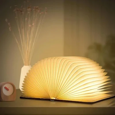 Світильник-книга, нічник книжка VHG Foldable Book Lamp Brown