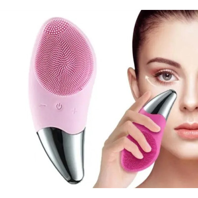 Силіконова щітка-масажер для обличчя Sonic Facial Brush Силіконова щітка-масажер для обличчя Sonic Facial Brush