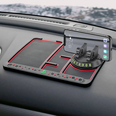 Силіконовий килимок протиковзкий в автомобіль на панель MOBILE
