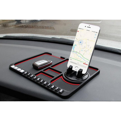 Силіконовий килимок протиковзкий в автомобіль на панель MOBILE