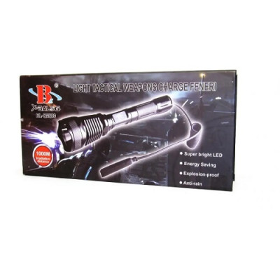 Тактичний ліхтарик BL Q3888-T6 3 18650 battery Police