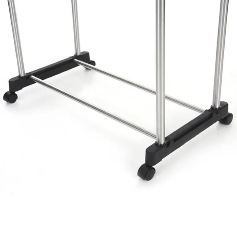 Телескопічна стійка для одягу - Double Pole Clothes Horse